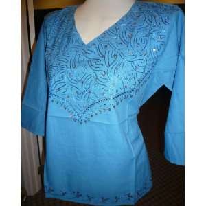  Hippie Sari Cotton Shirt tunic Kurti Kurta Kameez Top One Size New 