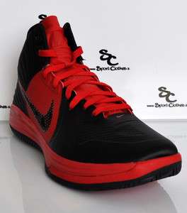 Nike Lunar Hypergamer hyper gamer black red mens basketball shoes 