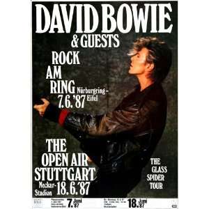  David Bowie   Glass Spider 1987   CONCERT   POSTER from 