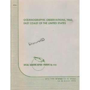 com Oceanographic observations, 1960, east coast of the United States 