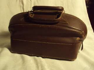   small brown LEATHER DOCTORS BAG salesman sample? Childs?  