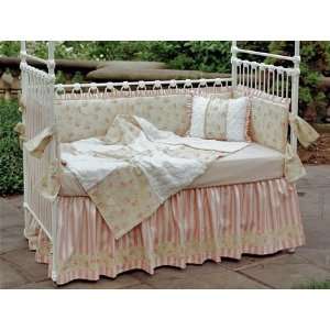  precious petals crib bedding   by baby bella linens