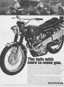 1969 Honda CB 450 Motorcycle Original Ad  