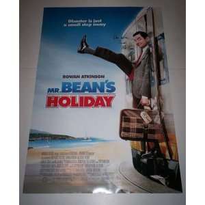  SIGNED MR. BEANS HOLIDAY MOVIE POSTER 