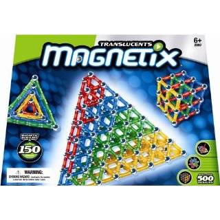  Magnetix 140 Piece   Primary Color (2 Pack x 70each) Toys 