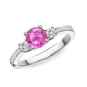 The Wings of Love Ring Pink Sapphire Ring