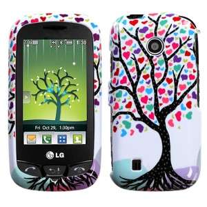 For LG Cosmos Touch VN270 Protector HARD Case Snap on Phone Cover Love 