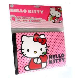  4 Hello Kitty Party Favor Coloring & Activity Books Toys 