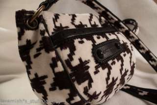 JUICY COUTURE Angel purse / bag (HOUNSTOOTH) B&W   New  