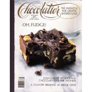  Chocolatier, September 1987   The Magazine for Gourmet 