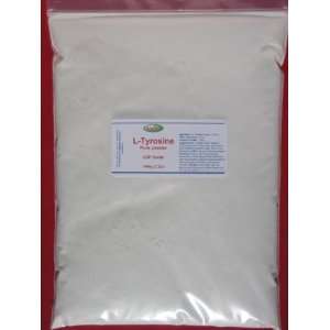 Tyrosine 1000g (2.2 lb, 35.2 oz) Pure Powder, USP Pharmceutical 