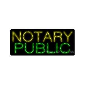  Notary Public Outdoor LED Sign 13 x 32