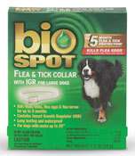 Bio Spot Flea & Tick Collar w/GRI for Large Dogs   Up to 5 Months 