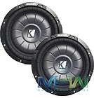 KICKER 10 CVT12 2 12 CompVT SHALLOW MOUNT WOOFERS CVT 2 OHM 