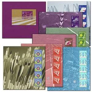 London 2012 Olympic Games Collectors Book Stamp Pane Set From Isle of 