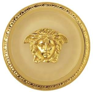 Versace Home Gold Medusa Medallion New and Authentic Medusa Greek Key 