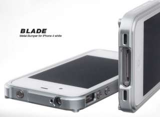 New Blade Aluminum Bumper Metal Case Cover for iPhone 4 4S 4G Black 