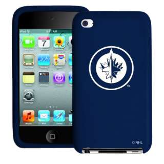 Winnipeg Jets Silicone 4th Generation iPod Touch Case   Navy Blue 