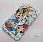iPHONE 4 4G 4S   HARD CASE COVER White Blue Disney Team (Goofy Donald 