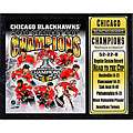 2010 Stanley Cup Champions Chicago Blackhawks 12x15 Stat Plaque 
