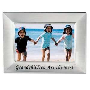Grandchildren are the Best Picture Frame in Brushed Silver  