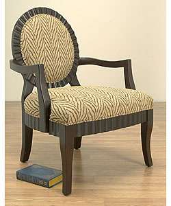 Zebra Striped Ribbon Accent Chair  