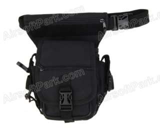 Airsoft Tactical Drop Leg Panel Utility Pouch TypB   Black  