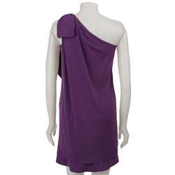 Vera Wang Lavender Label Womens One shoulder Dress  