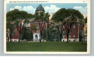 Batavia NY State School for Blind c1910 Postcard  