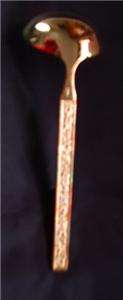 GOLDPLATED LADLE 6 7/8 JAPAN UNKNOWN MAKER  