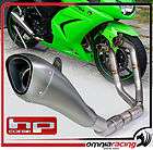 hp corse hydroform steel e3 full exhaust system kawasaki ninja