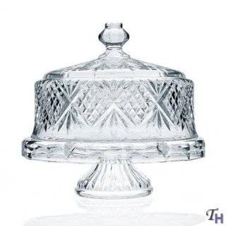  Shannon Crystal Cake Stand/Dome 4 in 1