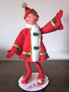 NEW ANNALEE CHRISTMAS 15 ELF BENDABLE COLLECTIBLE DOLL  