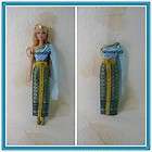 Handmade Vintage Traditional Thai Barbie Dress Outfit Costume #51