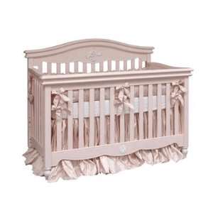 Pink & White Gingham Dupioni Silk Crib Bedding Set Baby