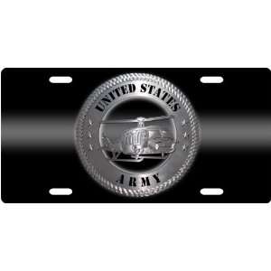  US Army   Chrome Custom License Plate Novelty Tag from 