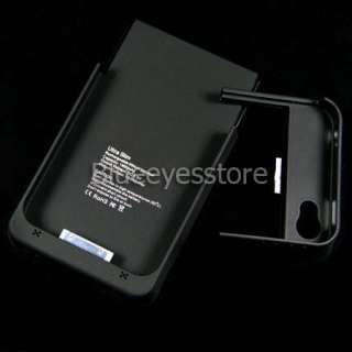 New 1900mAh Black Rechargeable Backup Battery Charger Case Cover For 