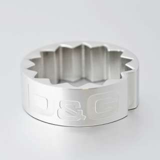 SALE D&G DOLCE GABBANA Jewels S/Steel Scale Ring Size T  