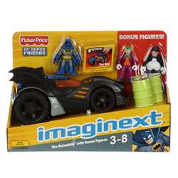 Fisher Price Imaginext Batman and Batmobile Toy Set  
