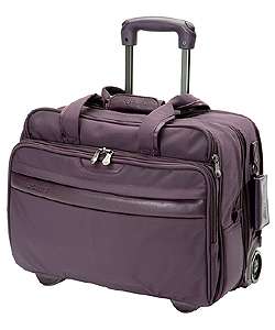 Andiamo Bravo Wheeled Tri fold Garment Bag (Plum)  