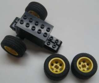 LEGO PULL BACK TECHNIC MOTOR 4 wheels cars trucks vehicle wind up 