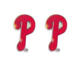 Philadelphia Phillies MLB Charm Post Stud Logo Earring Set   
