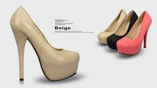 New Classic Womens Shoes Platforms Stilettos High Heels Pumps Multi 