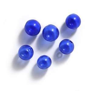   Round Beads 13mm Cobalt Blue Bubbles (6) Arts, Crafts & Sewing
