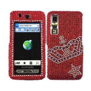   Cover Crown Red for Samsung Behold SGH T919 Cell Phones & Accessories