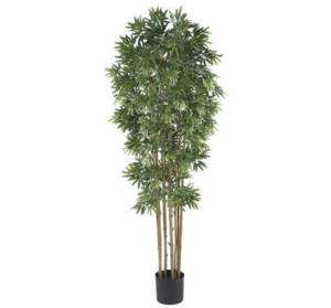 Nearly Natural 6FT Exotic Bamboo Japanica Silk Tropical Tree  