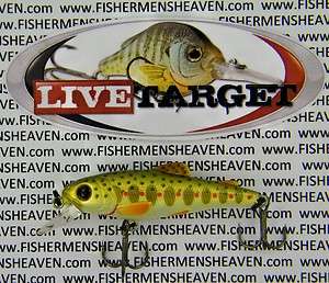 Koppers LIVE TARGET Countdown Crankbait   2 BABY BROWN TROUT 