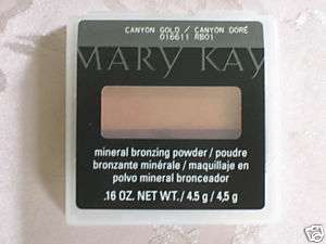 Mary Kay Mineral BRONZING POWDER   CANYON GOLD NIB  