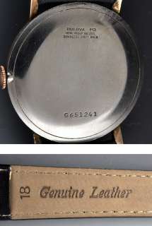 Bulova Wrist Watch 10K Gold Pltd Bezel Vintage Running  