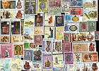 50 all different pre columbian art artifacts on stamps returns